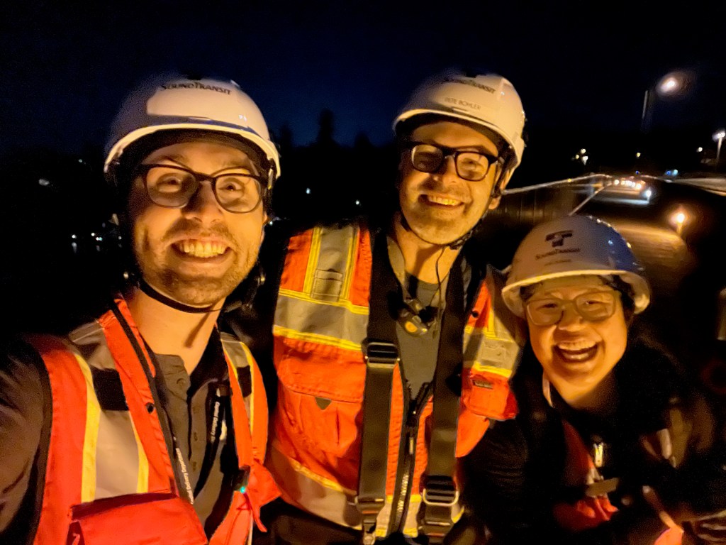 Me, Pete, and Jane smile for the camera